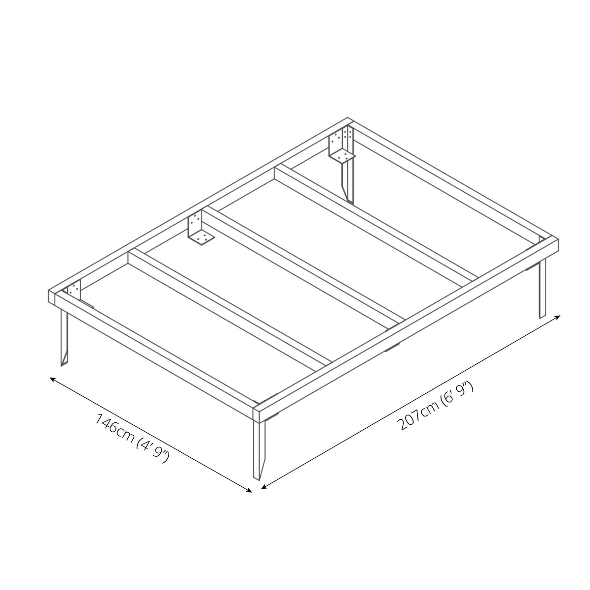 Mercia 7 x 5 Wooden Base