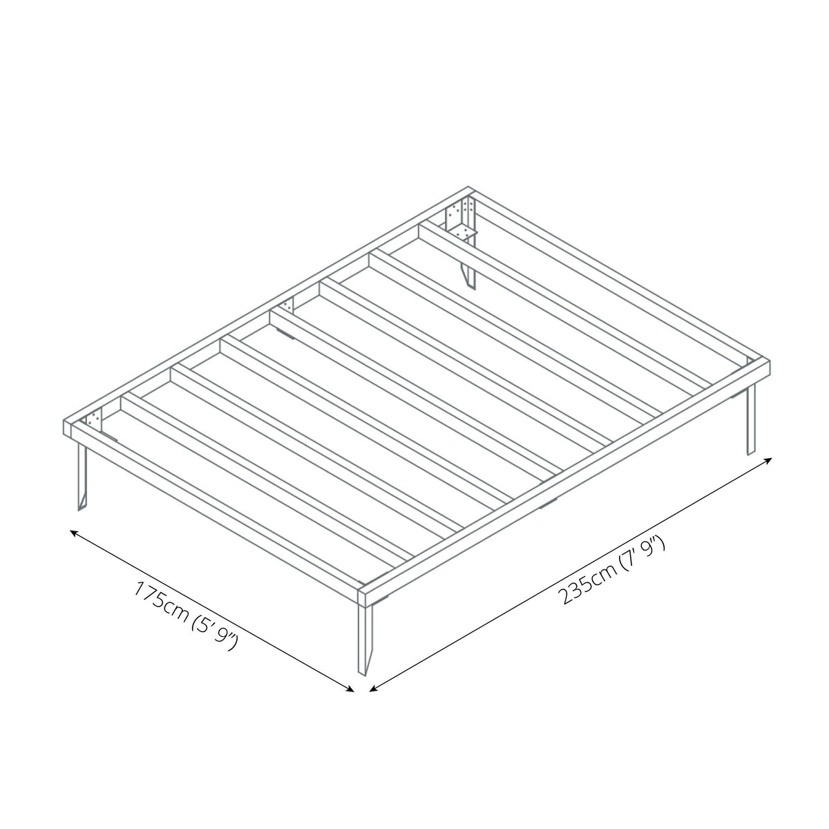 Mercia 8 x 6 Wooden Base