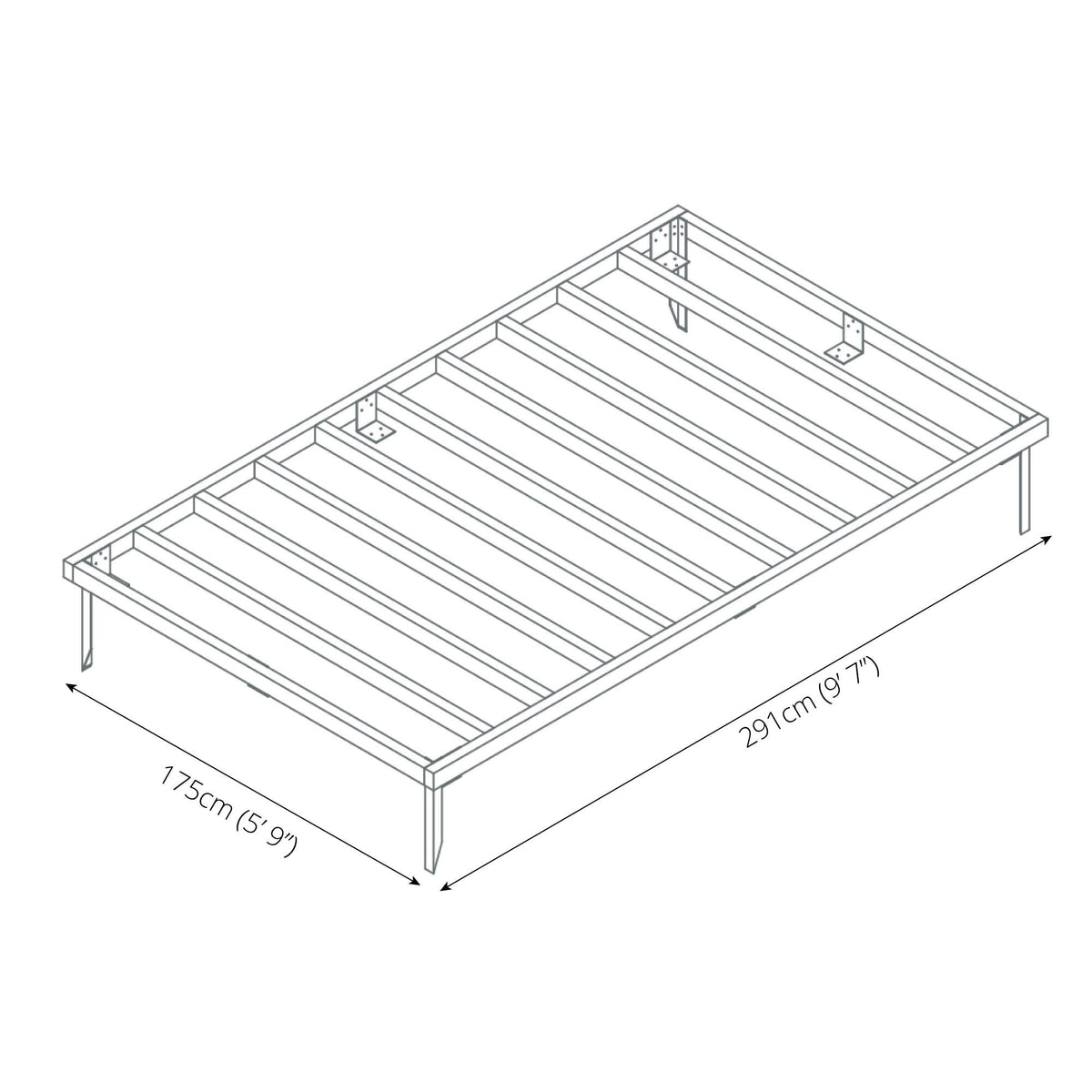 Mercia 10 x 6 Wooden Base