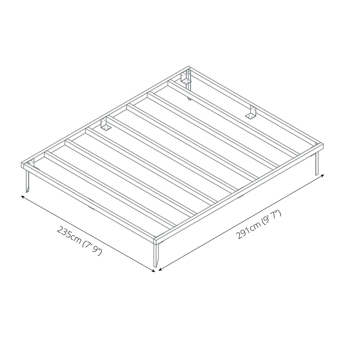 Mercia 10 x 8 Wooden Base