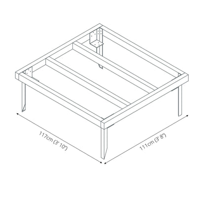 Mercia 4 x 4 Wooden Base