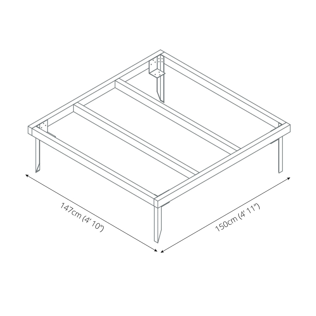 Mercia 5 x 5 Wooden base