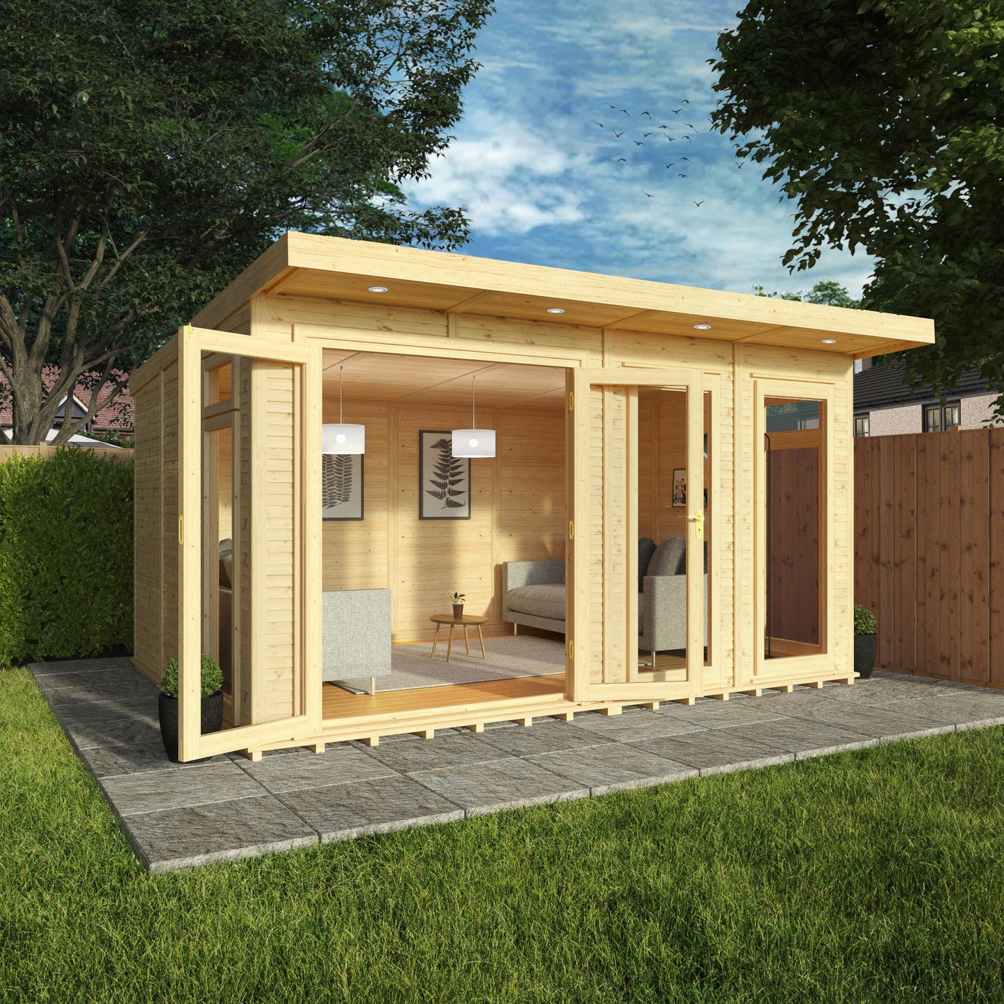 Mercia 4m x 3m(D) Insulated Garden Room