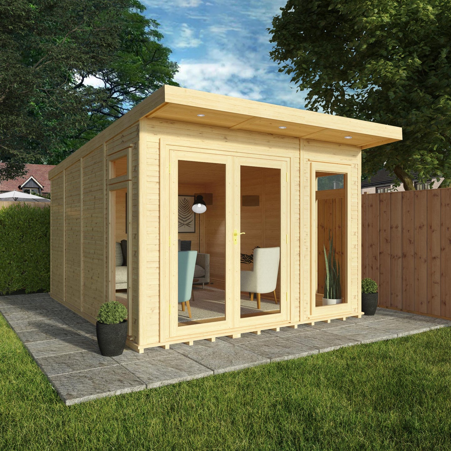 Mercia 3m x 4m(D) Insulated Garden Room