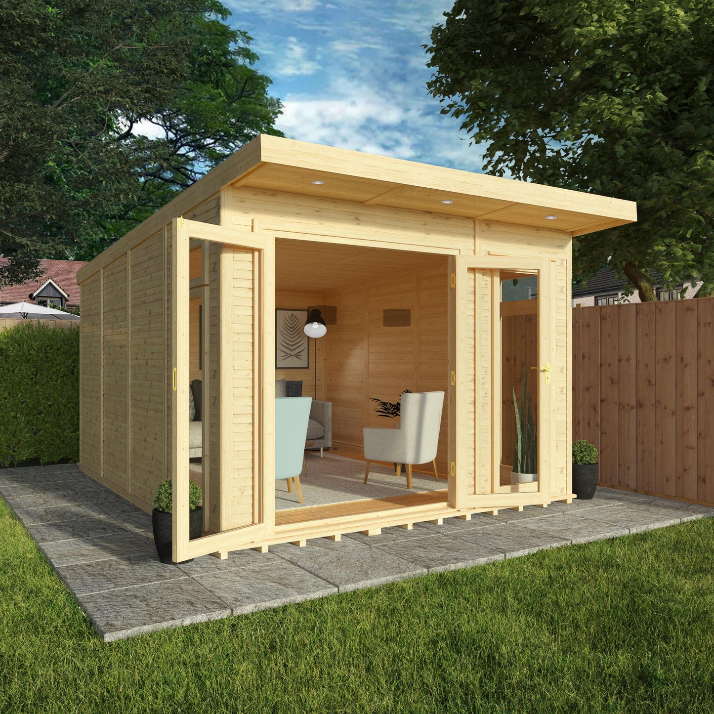 Mercia 3m x 4m(D) Insulated Garden Room