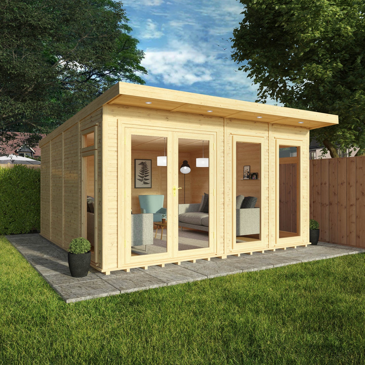 Mercia 4m x 4m(D) Insualted Garden Room