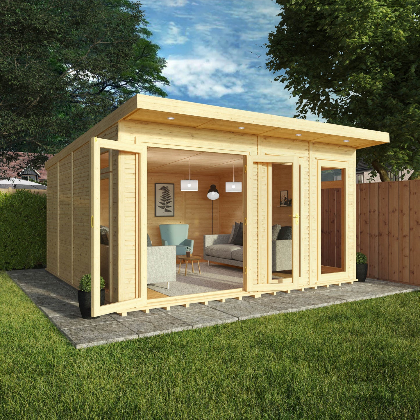 Mercia 4m x 4m(D) Insualted Garden Room