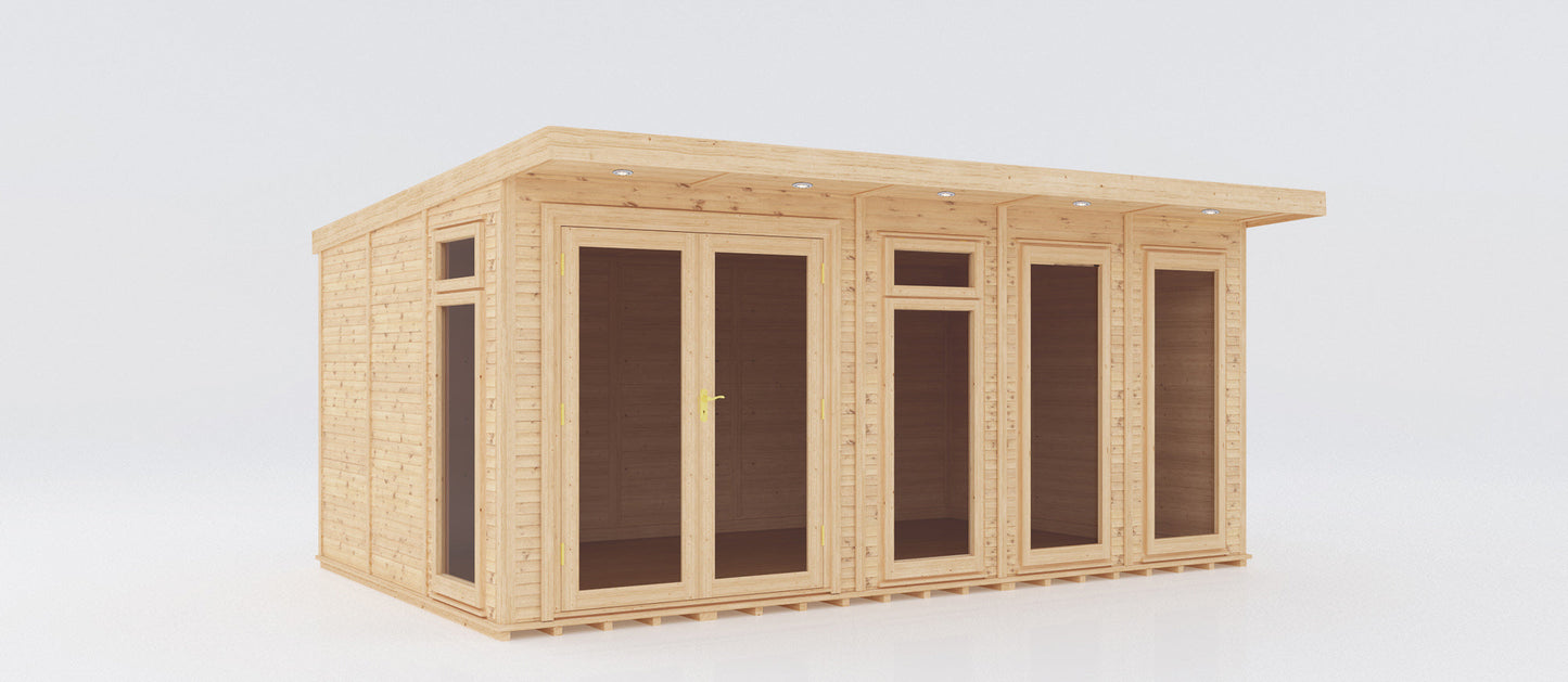 Mercia 5m x 3m(D) Insulated Garden Room