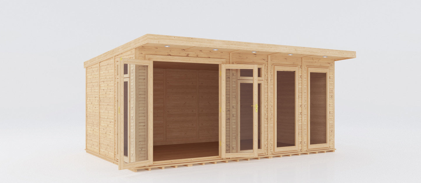 Mercia 5m x 3m(D) Insulated Garden Room