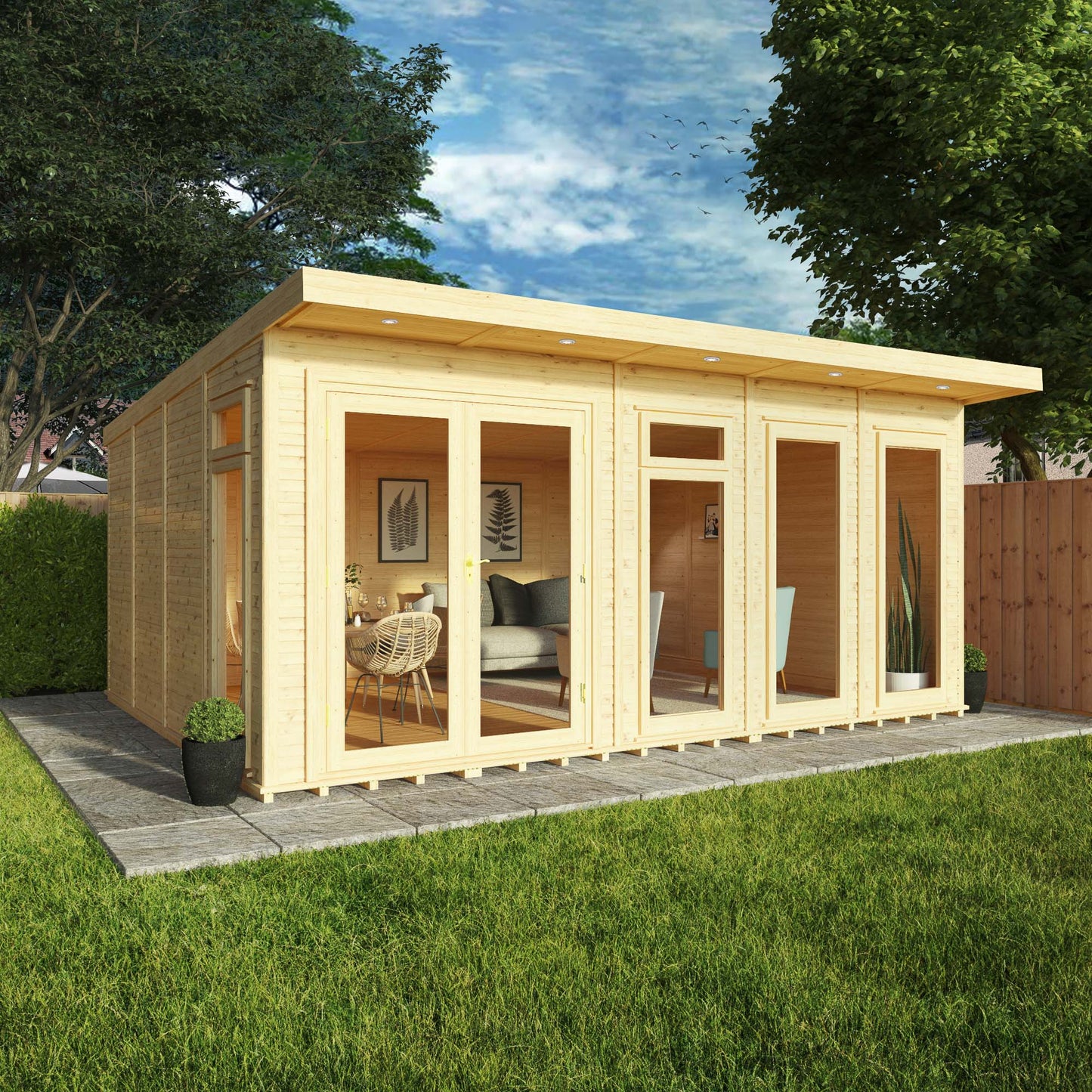 Mercia 5m x 4m(D) Insulated Garden Room