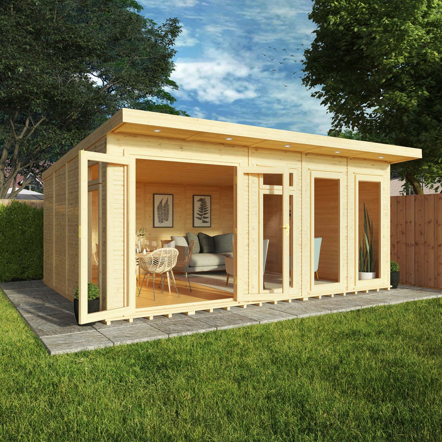 Mercia 5m x 4m(D) Insulated Garden Room