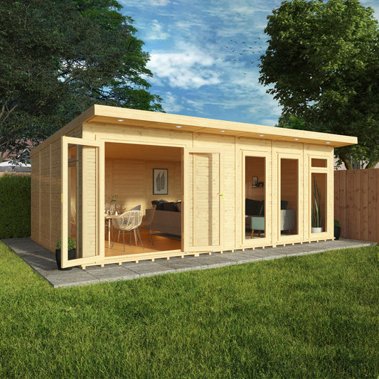 Mercia 6m x 4m(D) Insulated Garden Room