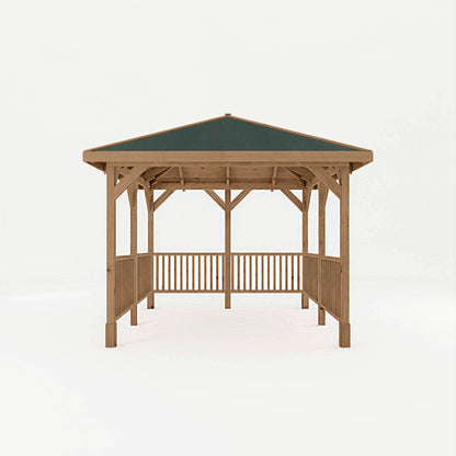 Mercia Sutton 3m x 3m Gazebo With Framed Rails