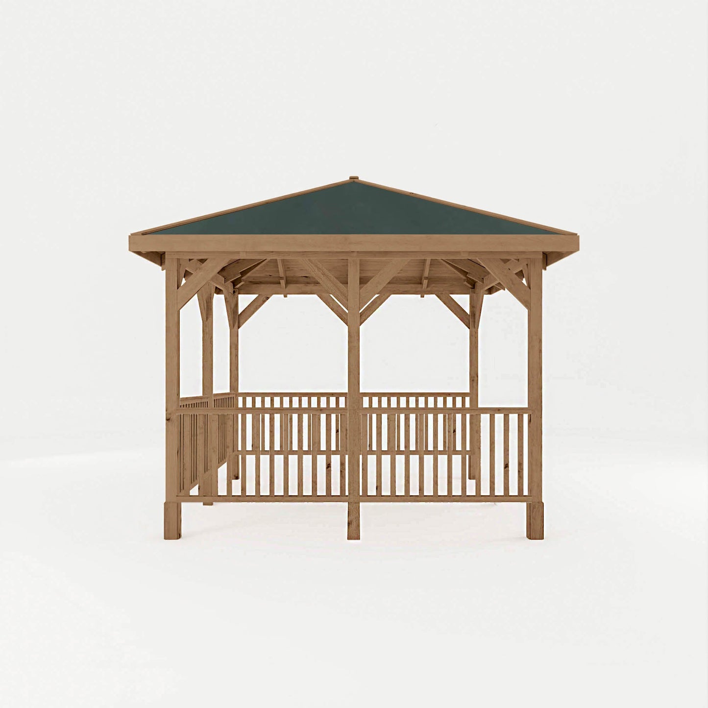 Mercia Sutton 3m x 3m Gazebo With Framed Rails