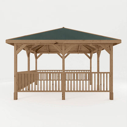 Mercia Sutton 4m x 4m Gazebo With Framed Rails