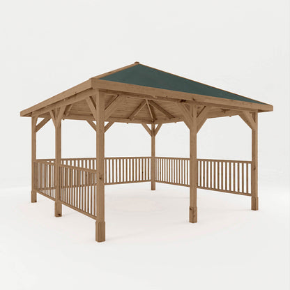 Mercia Sutton 4m x 4m Gazebo With Framed Rails