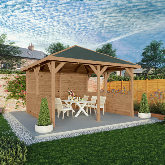 Mercia Hawton 4m x 4m Gazebo With Panels