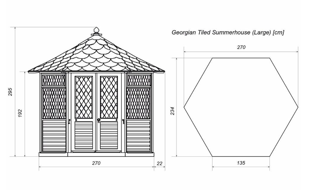 Jagram Georgian Summerhouse 2.7m