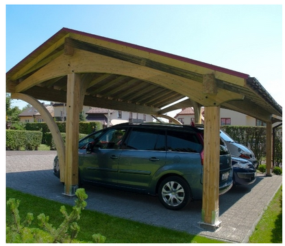 Jagram Revelatio Triple Carport 27ft x 19ft