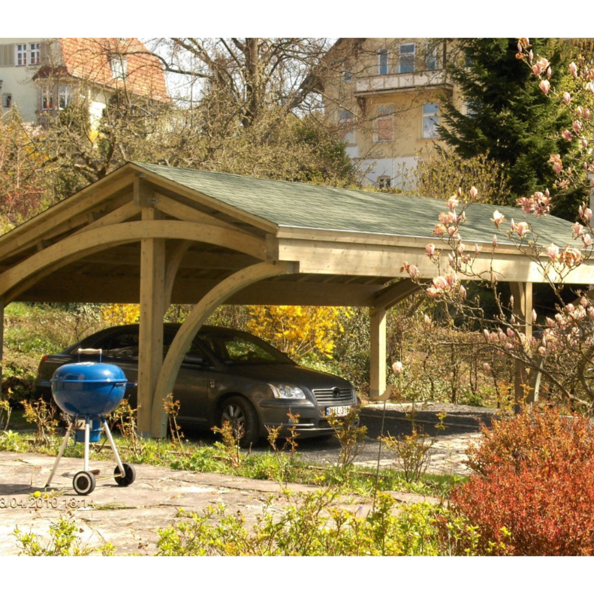 Jagram Revelatio Double Carport 19ft x 19ft – Heavenly Garden Store