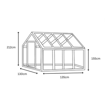 Elite Compact 4ft x 4ft Greenhouse