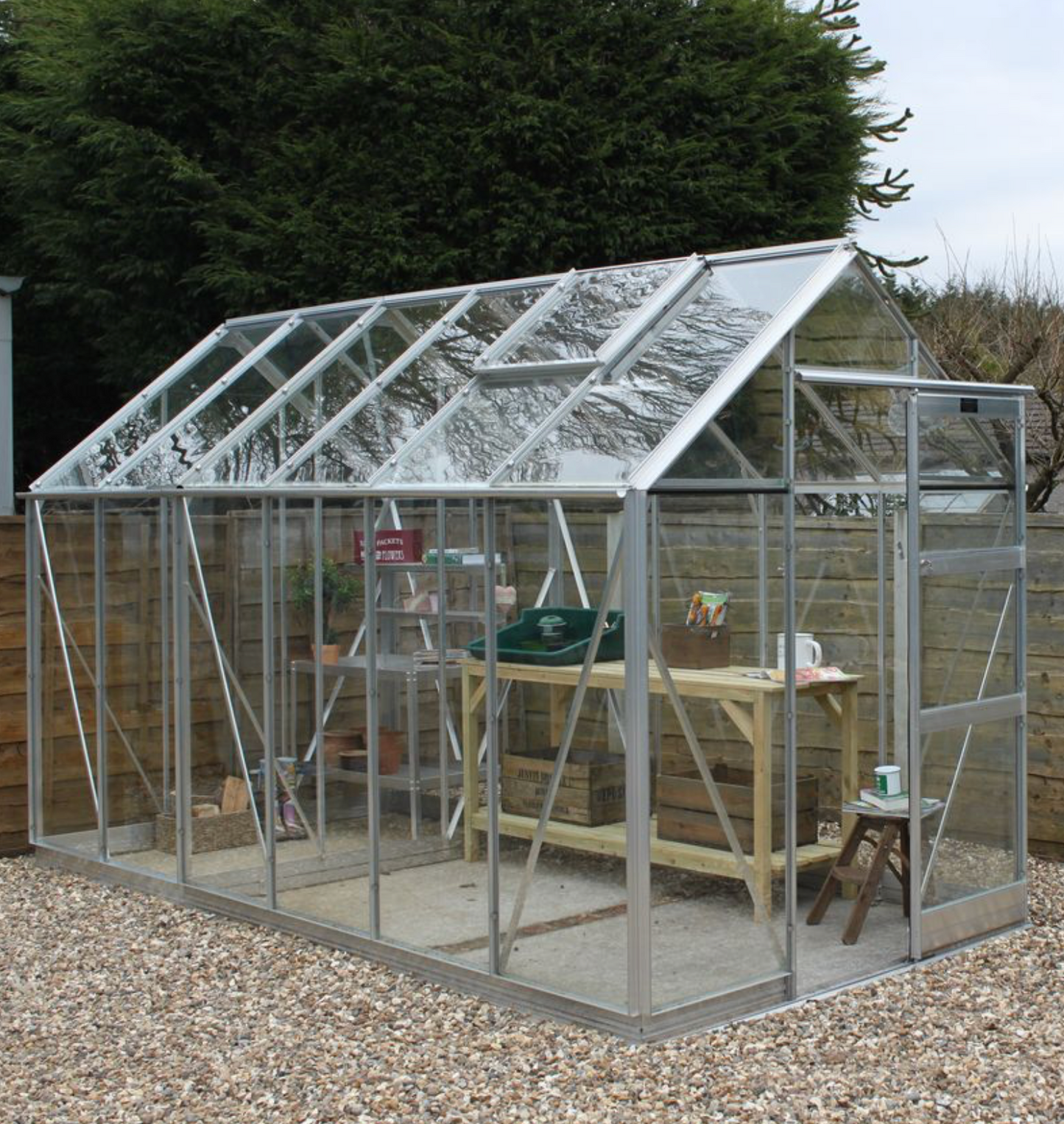 Elite High Eave 6ft x 10ft Greenhouse