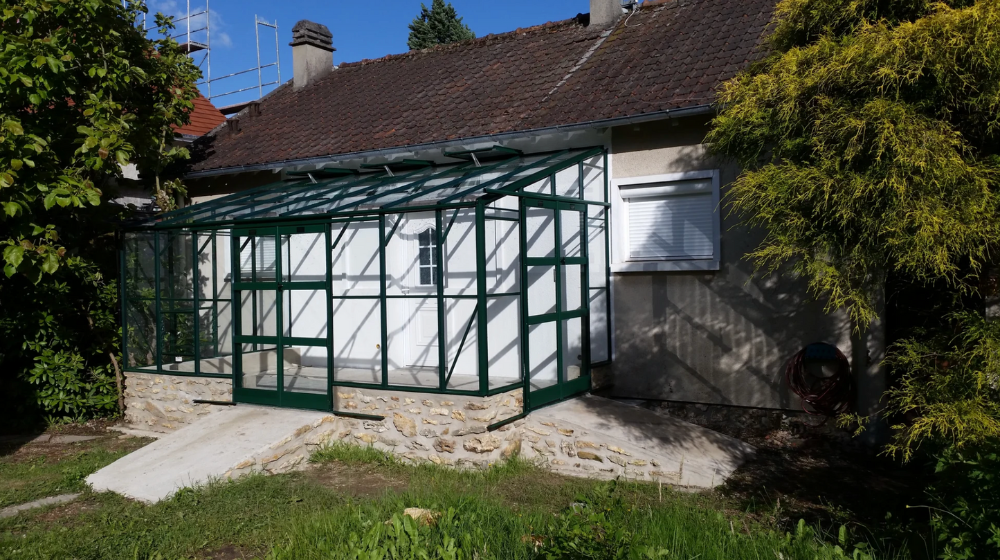 Elite Titan K800 8ft x 8ft Lean To Greenhouse