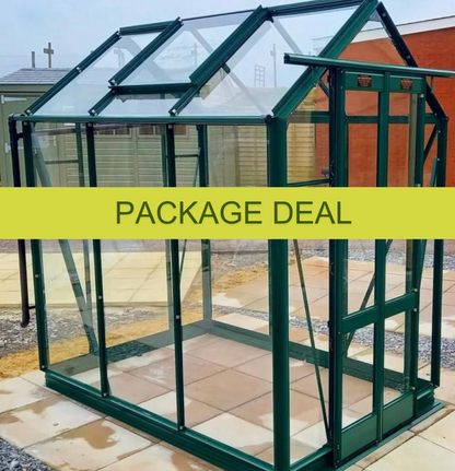 Elite Compact 4ft x 4ft Package Greenhouse