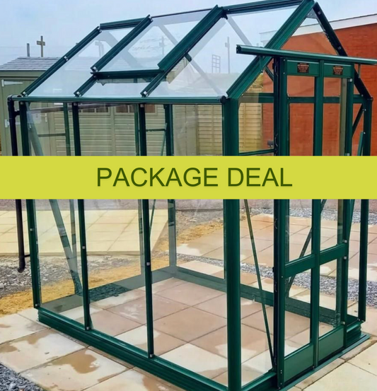 Elite Compact 4ft x 10ft Package Greenhouse