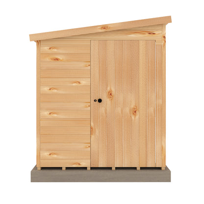 Shire Security Pent 10x6 Single Door Shiplap