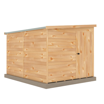 Shire Security Pent 10x8 Single Door Shiplap