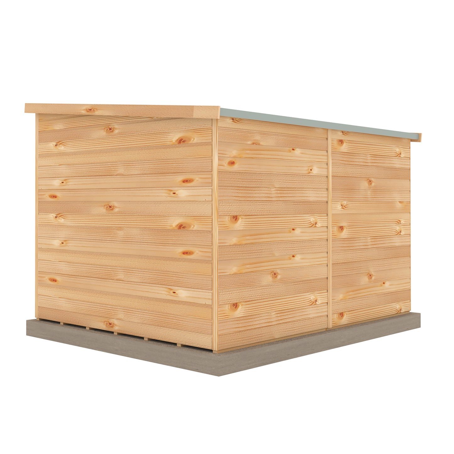 Shire Security Pent 10x8 Single Door Shiplap