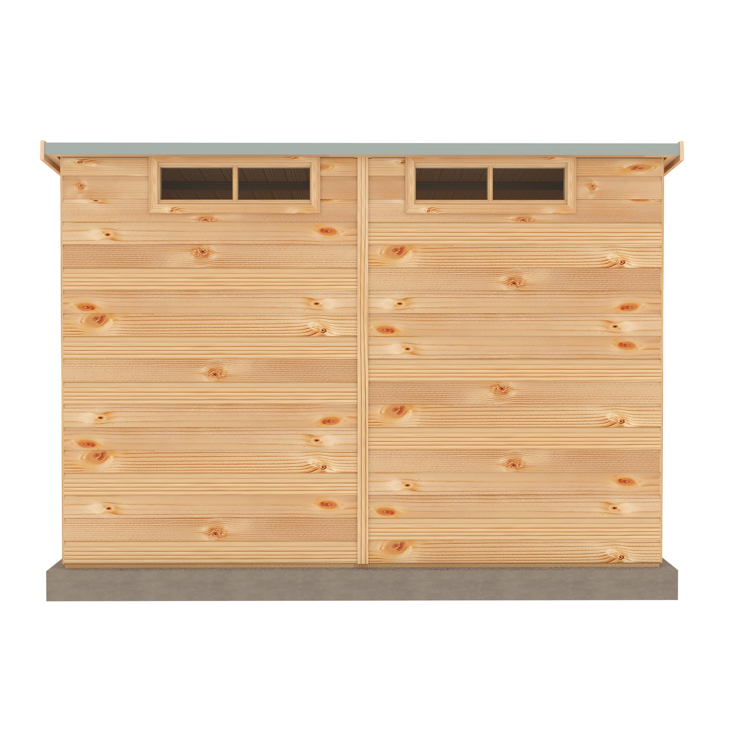 Shire Security Pent 10x8 Single Door Shiplap