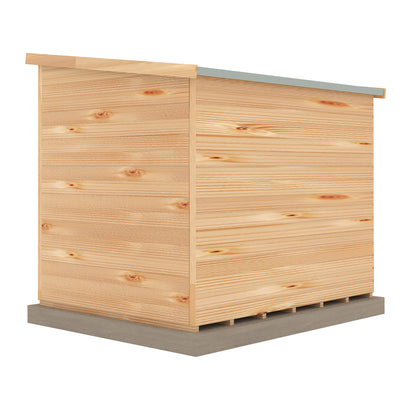 Shire Security Pent 8x6 Single Door Loglap