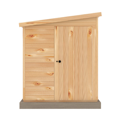 Shire Security Pent 8x6 Single Door Loglap