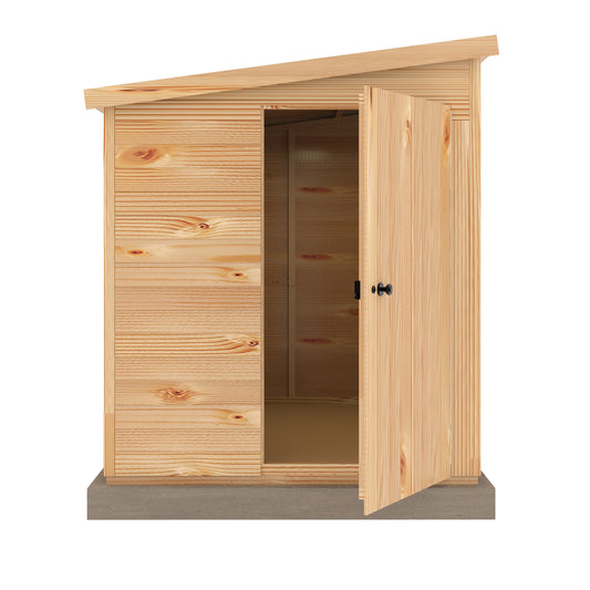 Shire Security Pent 8x6 Single Door Loglap