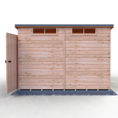 Shire Security Pent 10x10 Single Door Loglap