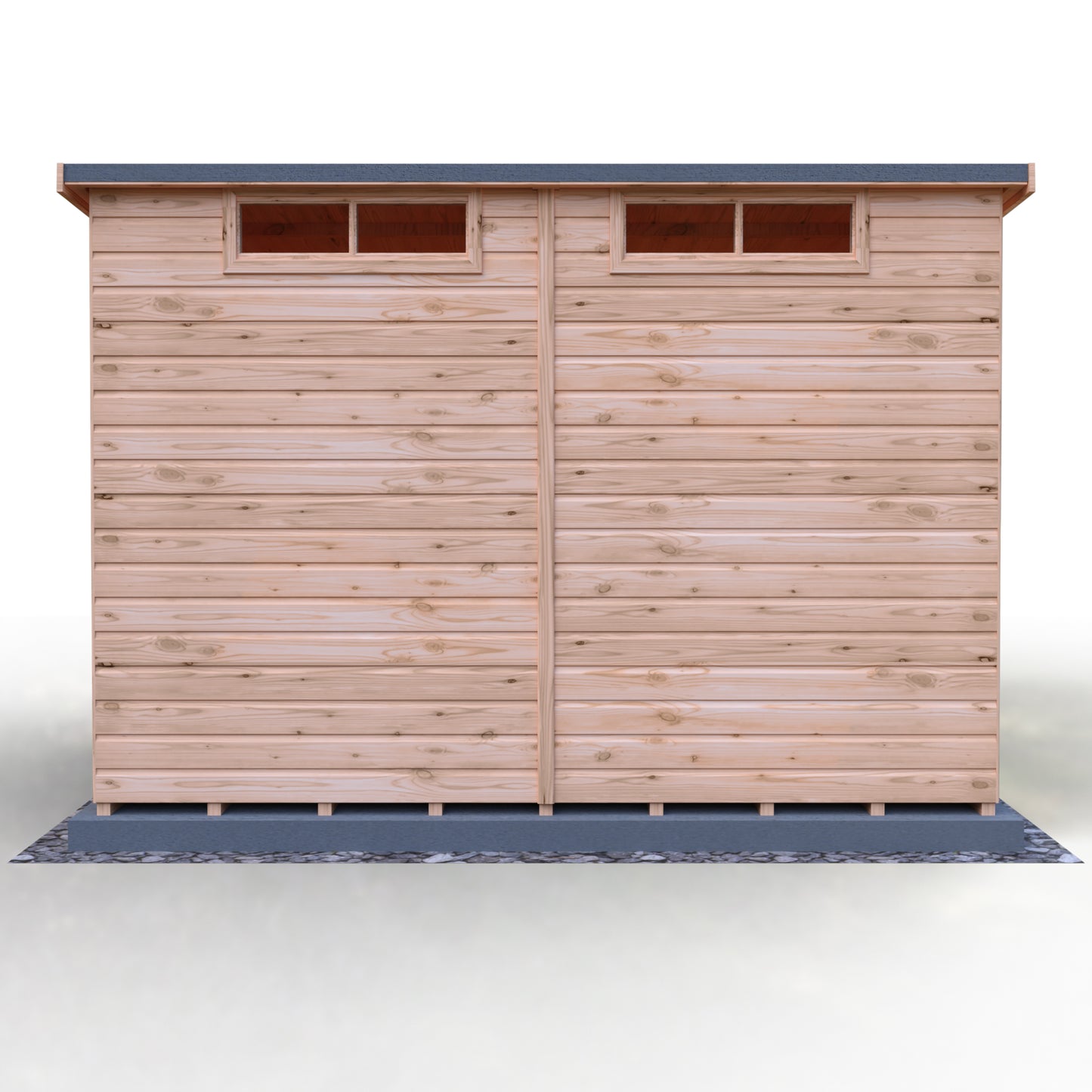 Shire Security Pent 10x10 Single Door Shiplap