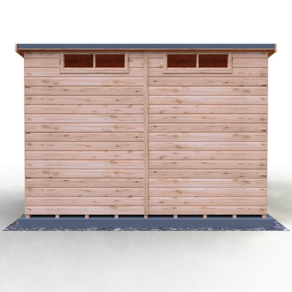 Shire Security Pent 10x10 Single Door Shiplap