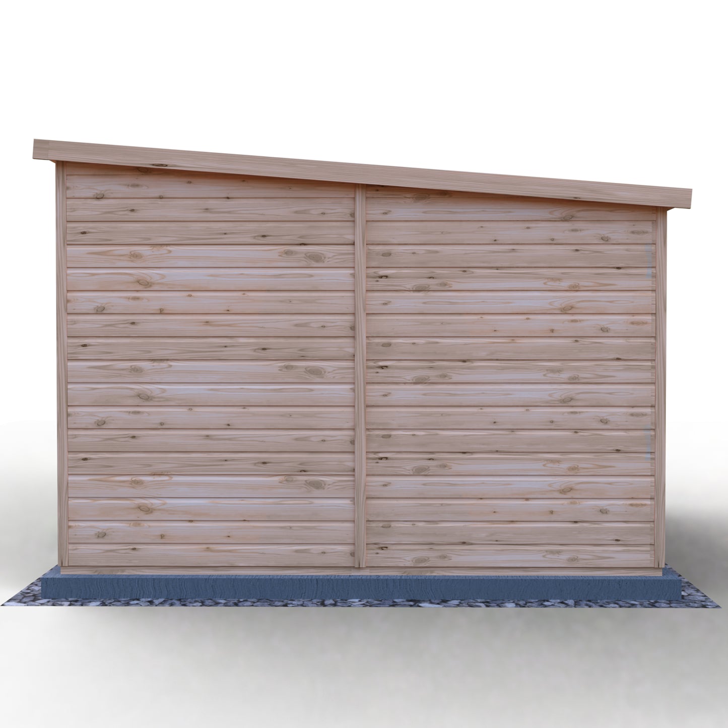 Shire Security Pent 10x10 Single Door Shiplap