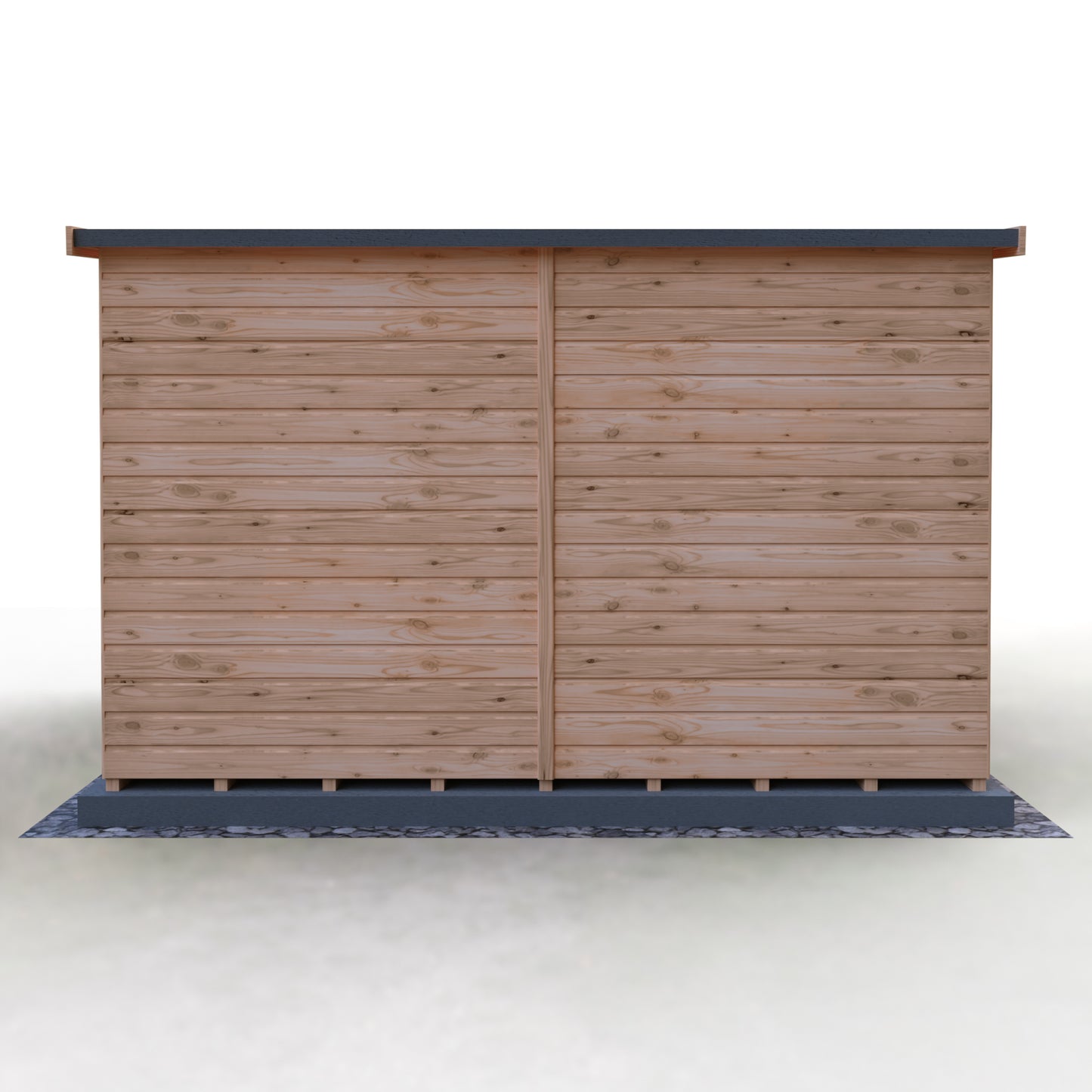 Shire Security Pent 10x10 Single Door Shiplap