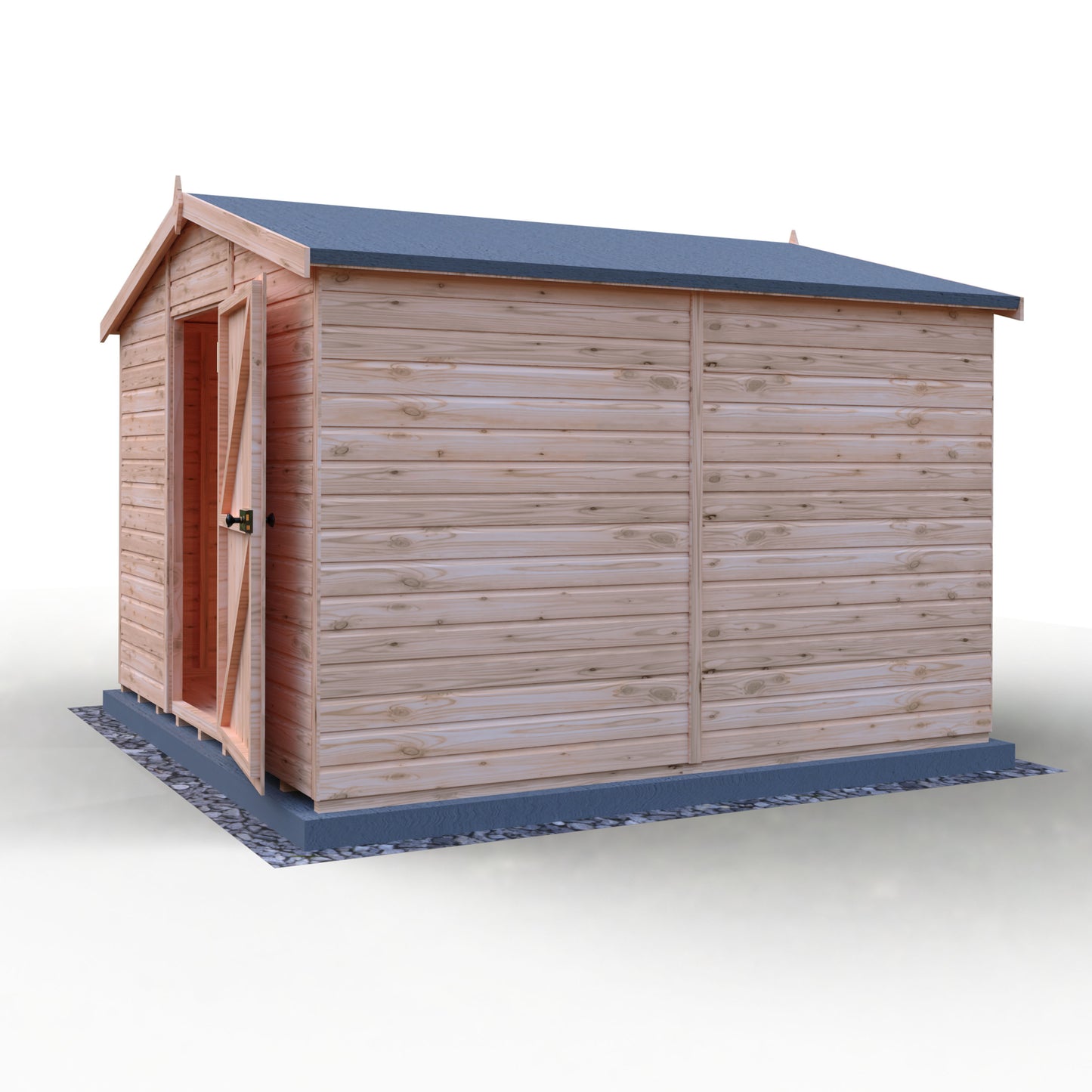 Shire Security Apex 10x10 Single Door Shiplap