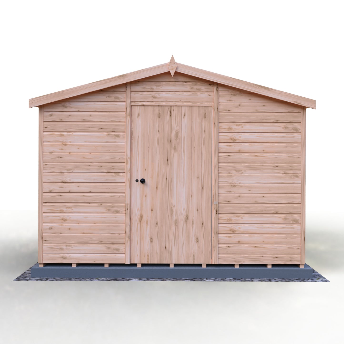 Shire Security Apex 10x10 Single Door Shiplap