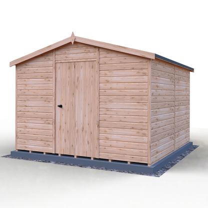 Shire Security Apex 10x10 Single Door Shiplap