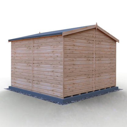 Shire Security Apex 10x10 Single Door Shiplap