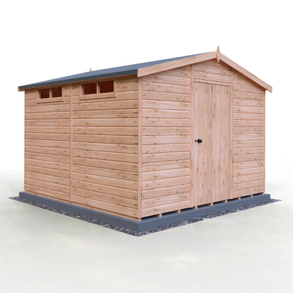 Shire Security Apex 10x10 Single Door Shiplap