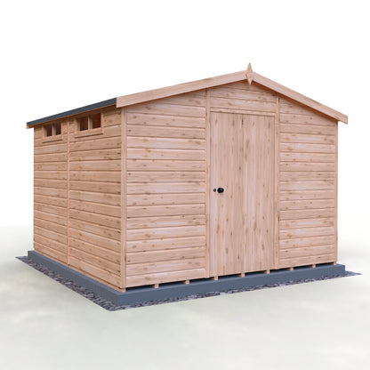 Shire Security Apex 10x10 Single Door Shiplap