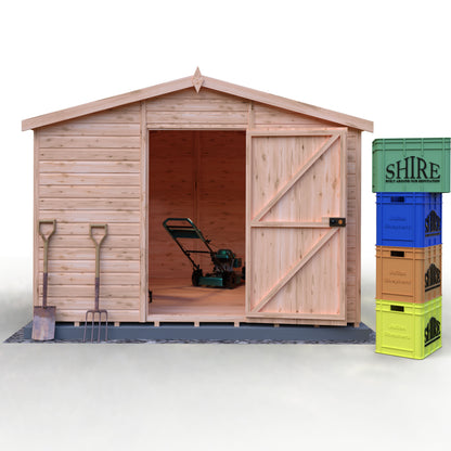 Shire Security Apex 10x10 Single Door Shiplap