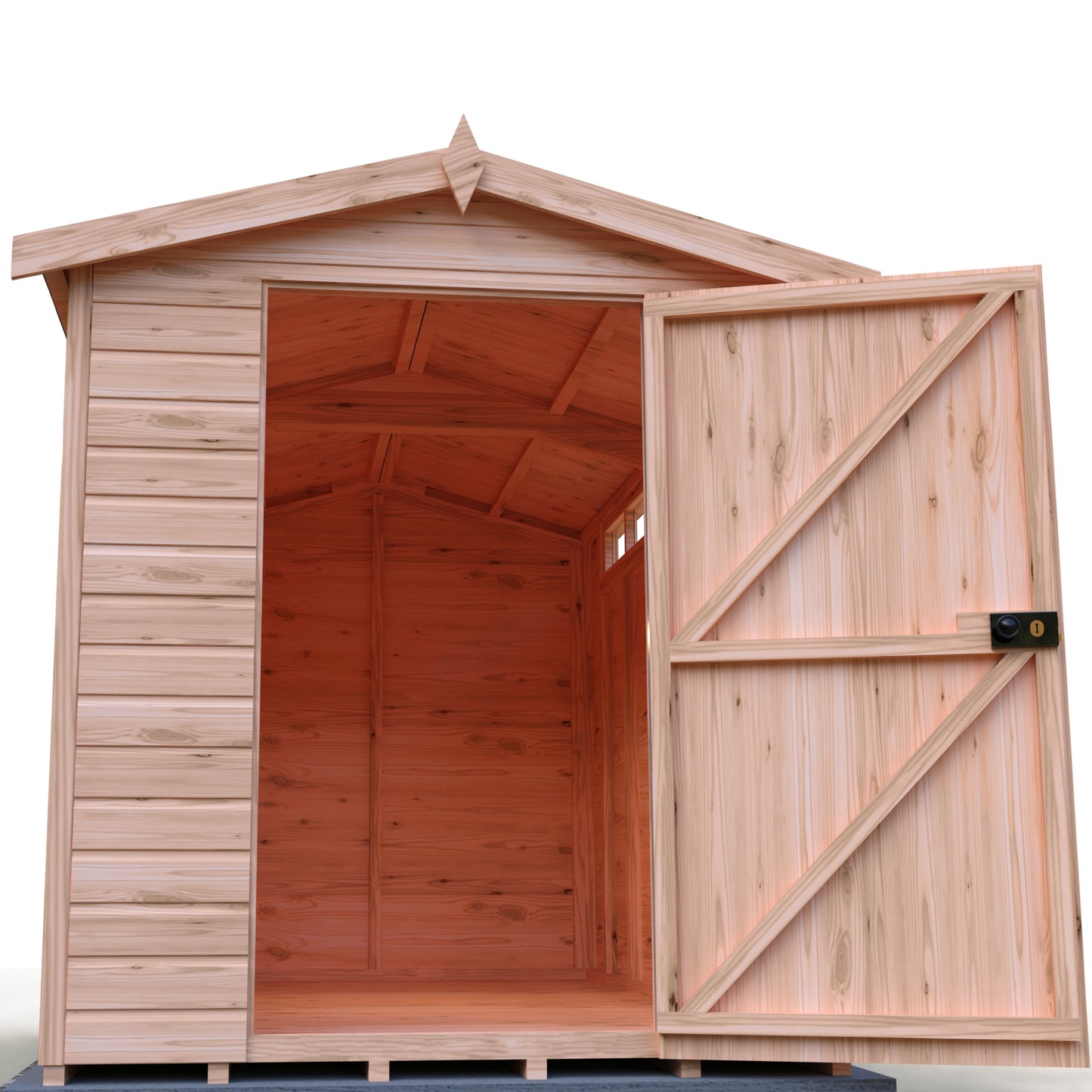 Shire Security Apex 10x6 Single Door Shiplap