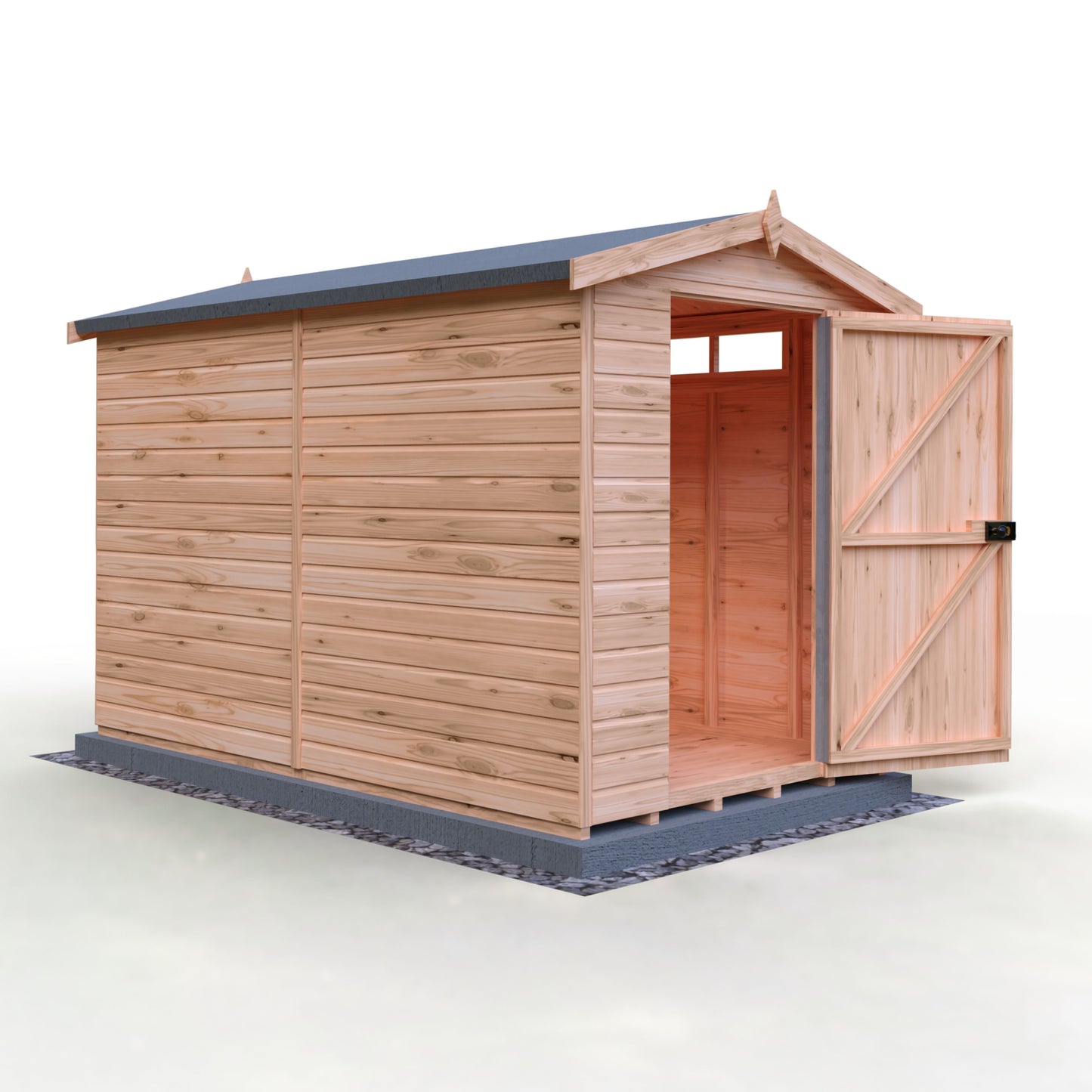 Shire Security Apex 10x6 Single Door Loglap